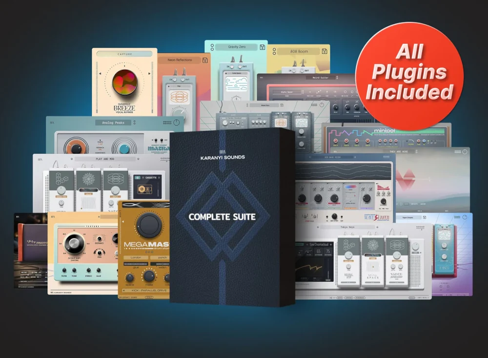 Complete suite of 16 instruments and effects with 1,500+ presets and AI-assisted tools for diverse modern production.