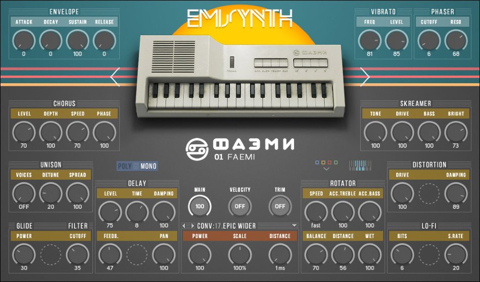 Eleven Soviet-era synths sampled from original speakers, with vintage artifacts and NKS-mapped Kontakt patches.
