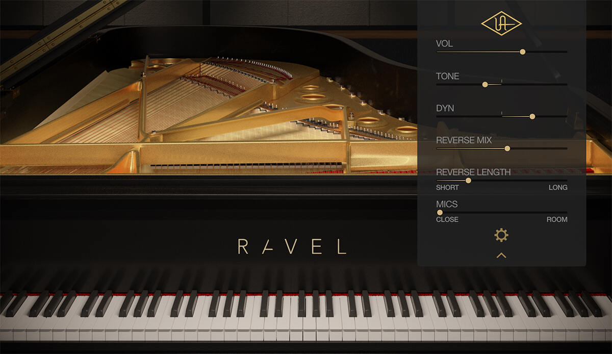 A Steinway Model B physical model with detailed resonance, mic control, and reversible piano textures.