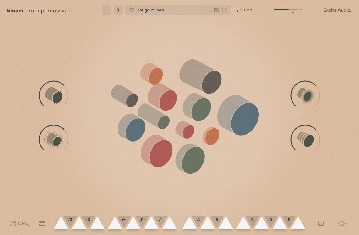 A sampled percussion library of Latin and African drums, synced sequences, editable samples and performance macros.