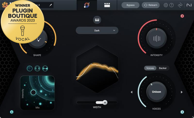 Comprehensive vocal production suite with intelligent leveling, harmony/backup generation, and integrated pitch tools.