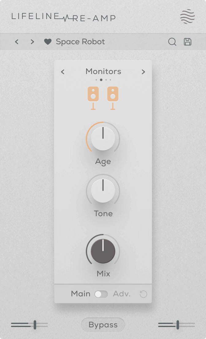 Speaker emulation and re-amping plugin that recreates consumer devices, cabinets, monitors and vintage gear with mic and multiband controls.