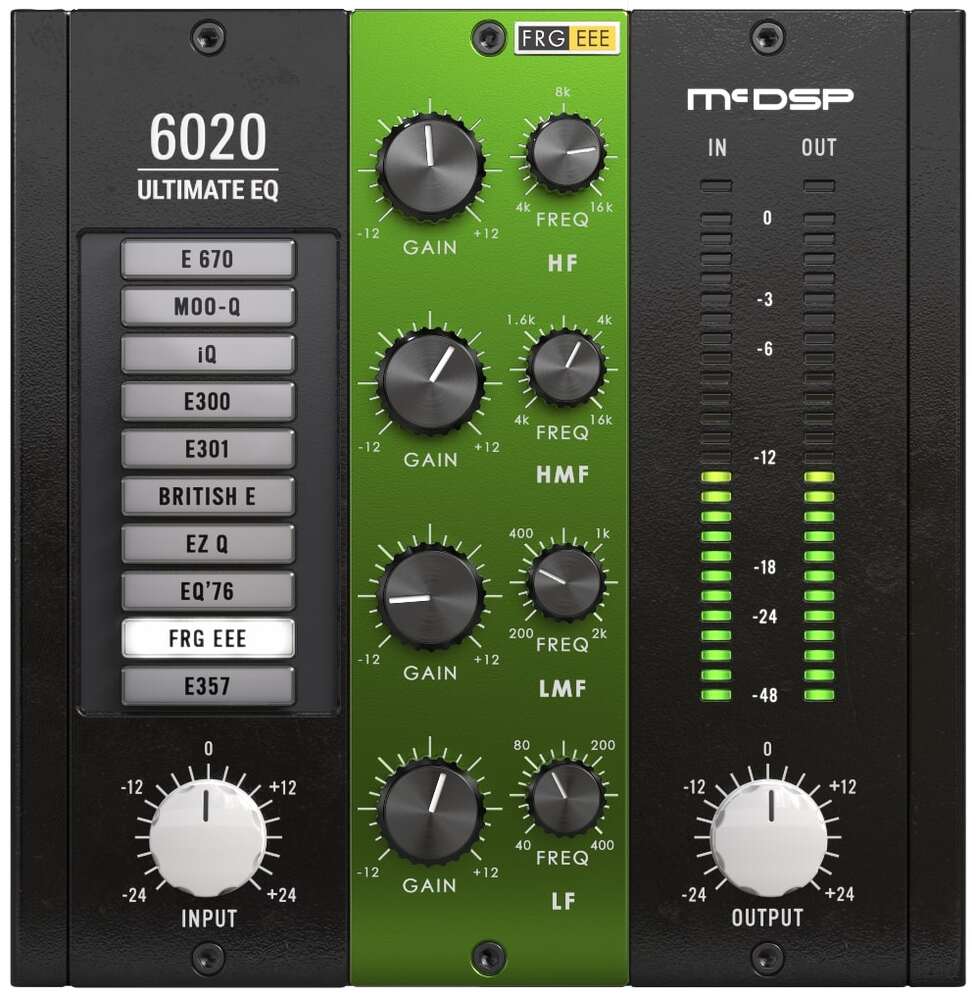 Ten specialist EQ modules modeled on classic hardware, covering tube warmth to tight parametric shaping.