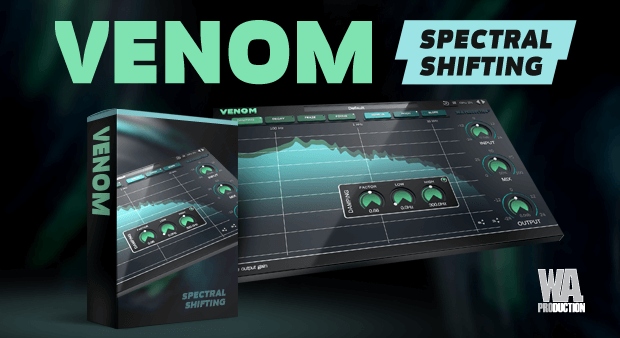 W. A. Production Venom plugin interface on sale at Plugin Boutique, 60% off until Aug 31