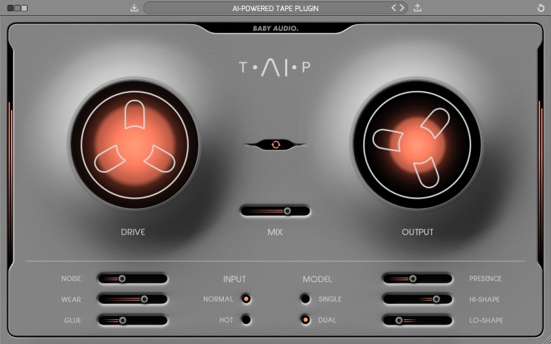 Baby Audio TAIP plugin interface on sale at Plugin Boutique, 60% off until May 13
