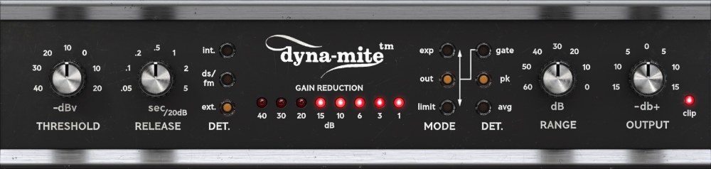 Three plug-ins that recreate the Dyna-mite’s limiter, expander/gate and a simplified one-knob ‘Slam’ compressor.