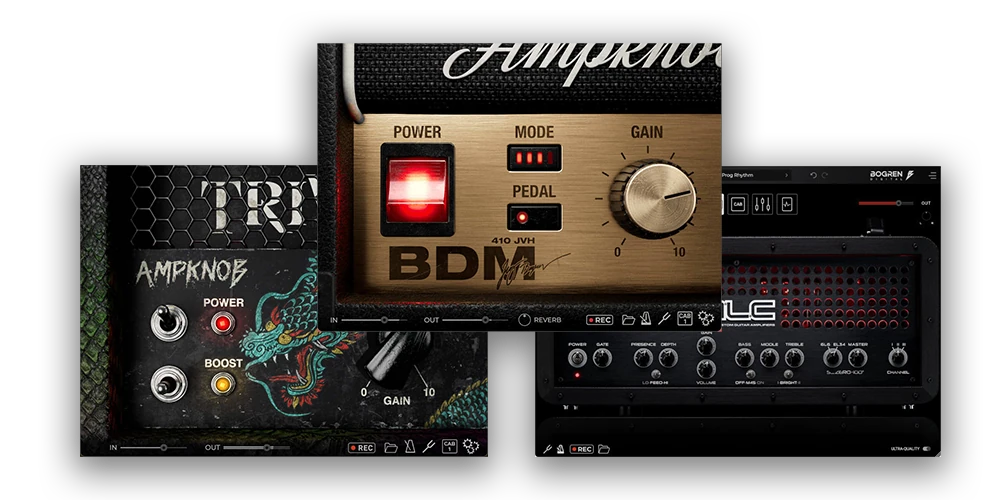Bogren Digital Rhythm Ampknob Bundle plugin interface on sale at Plugin Boutique, 30% off until Apr 20