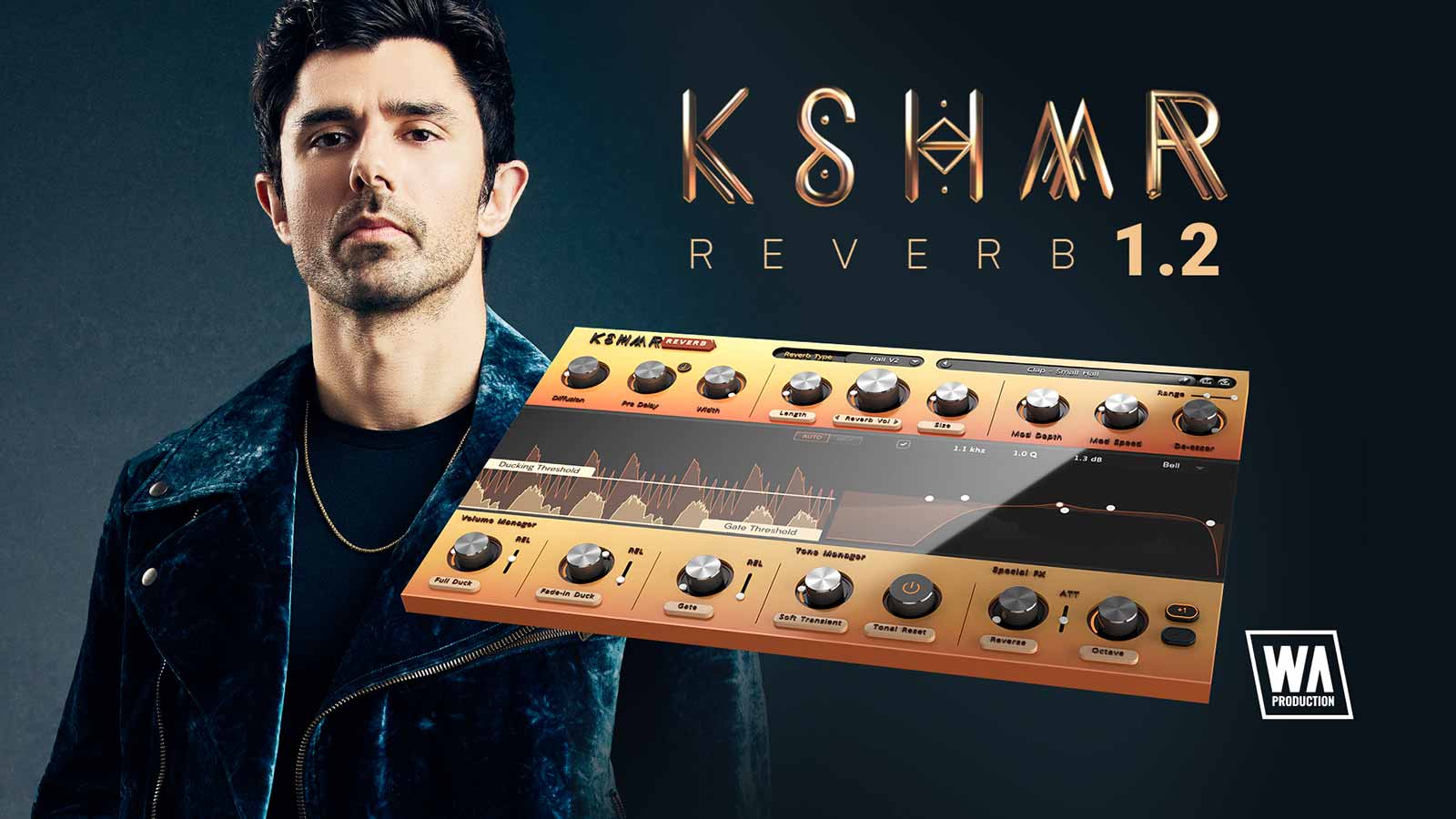 A reverb plugin focused on tail control, tonal shaping, and creative reverse/octave effects.