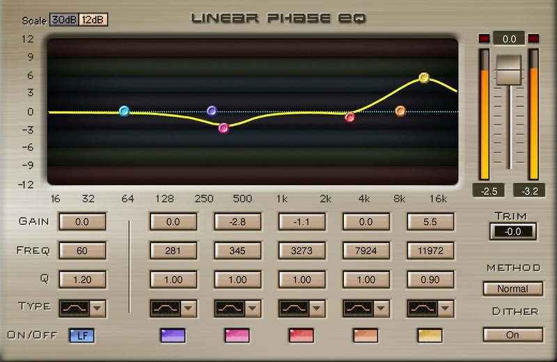 Waves Linear Phase EQ plugin interface on sale at Plugin Boutique, 76% off until Jun 14