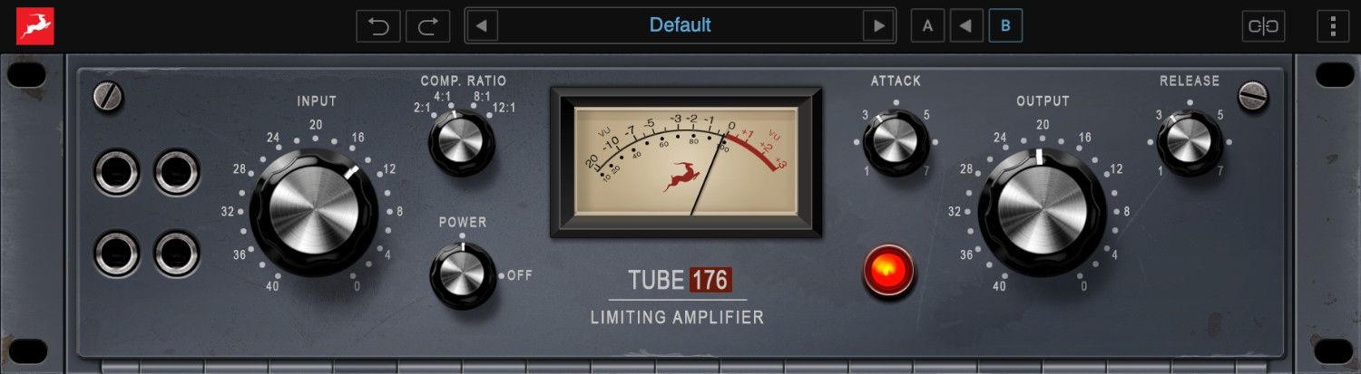 Software recreation of the classic 176 vari-mu tube compressor for warm, musical compression on mixes, buses, drums and bass.