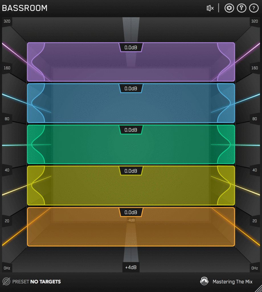 Mastering The Mix BASSROOM plugin interface on sale at Plugin Boutique, 25% off until Jul 20