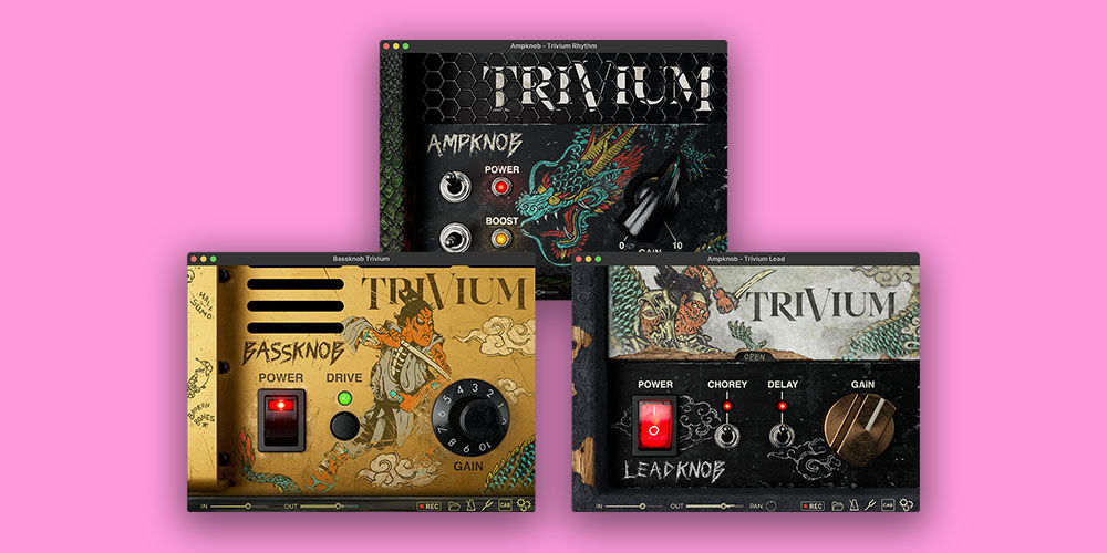 Three Trivium-approved amp sims for rhythm, lead and bass, with standalone recording and dynamic IRDX speaker modeling.