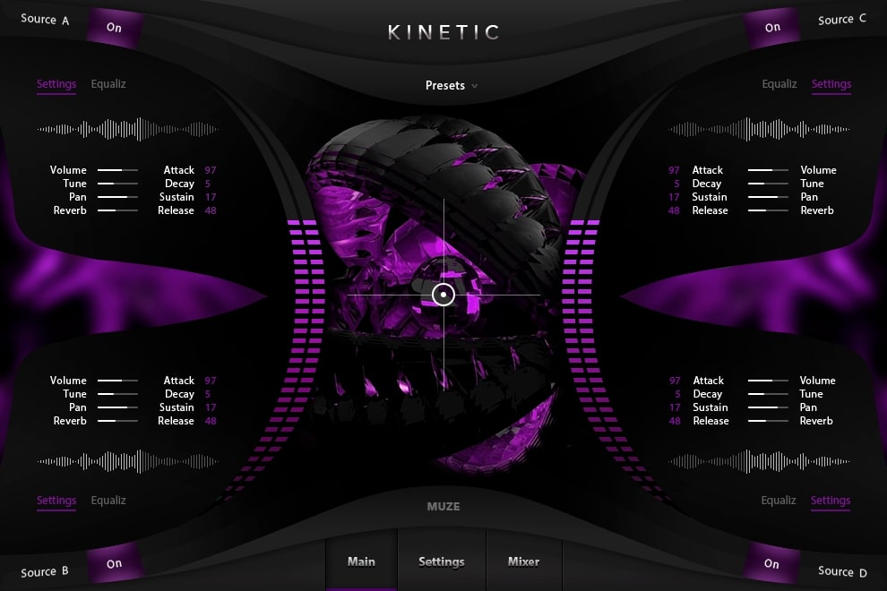 A Kontakt library of modern club synths, plucks and basses with built-in layering and effects.