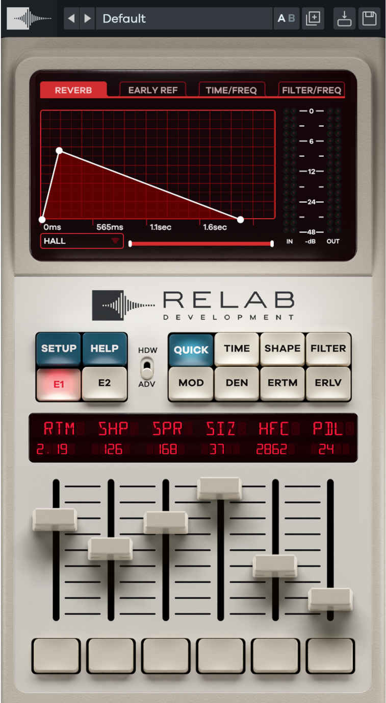 Dual-engine recreation of a classic 480L-style reverb with modern HD processing and modulation options.