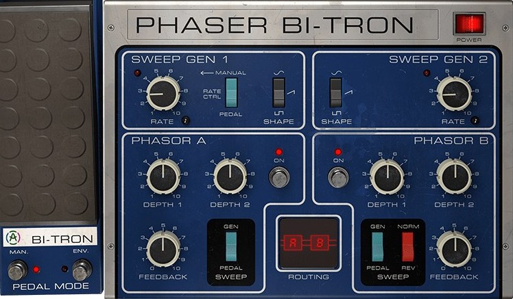 Arturia Phaser BI-TRON plugin interface on sale at Plugin Boutique, 40% off until Aug 17