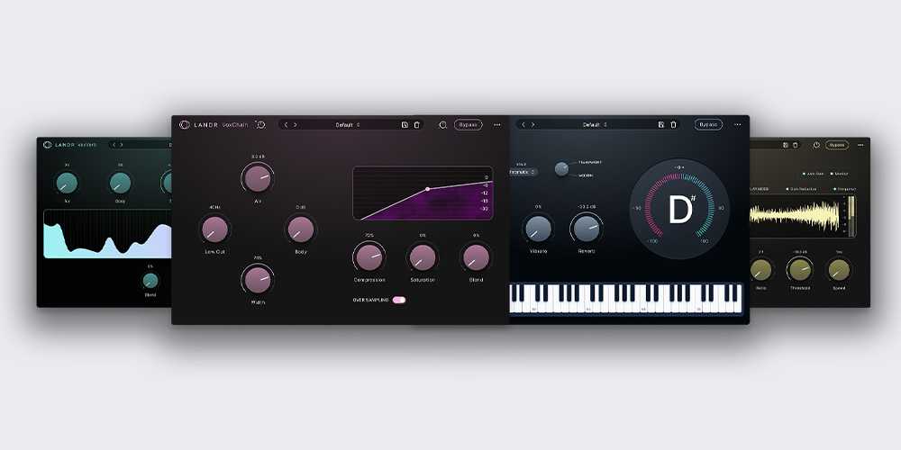 Four vocal plugins for tuning, processing, reverb and transparent de‑essing in tracking, mix, or live contexts.