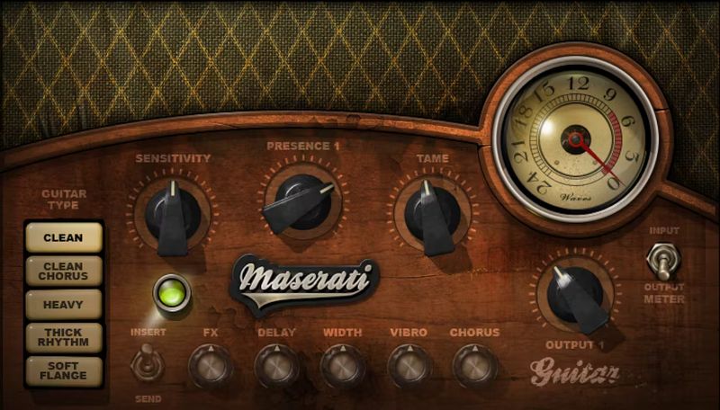 Waves Maserati GTi plugin interface on sale at Plugin Boutique, 64% off until Oct 20