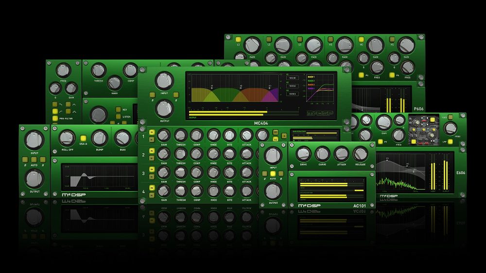 A set of vintage-style EQs, compressors, multiband control and tape/channel coloration for tracking and mixing.