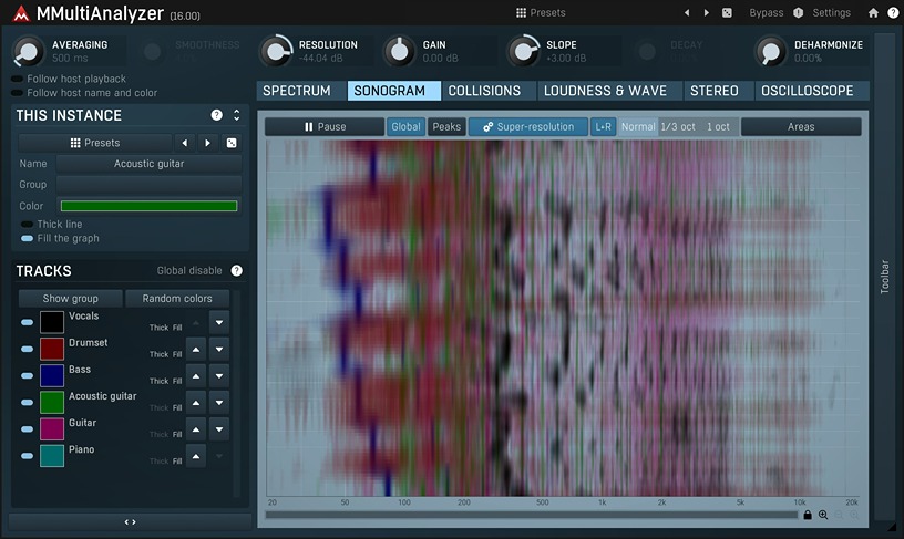 MeldaProduction MMultiAnalyzer plugin interface on sale at Plugin Boutique, 50% off until Apr 19