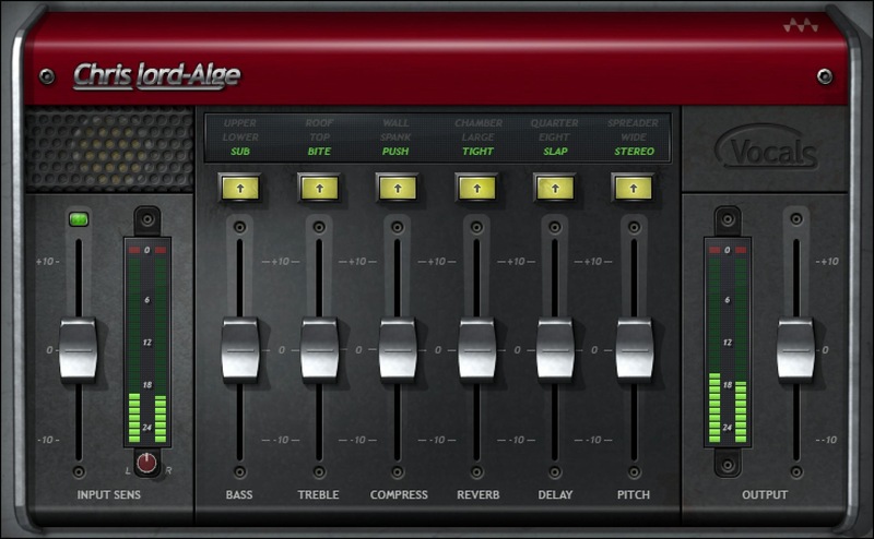 Six tailored vocal processors and faders for fast, mix-ready vocal polishing with Chris Lord‑Alge presets.