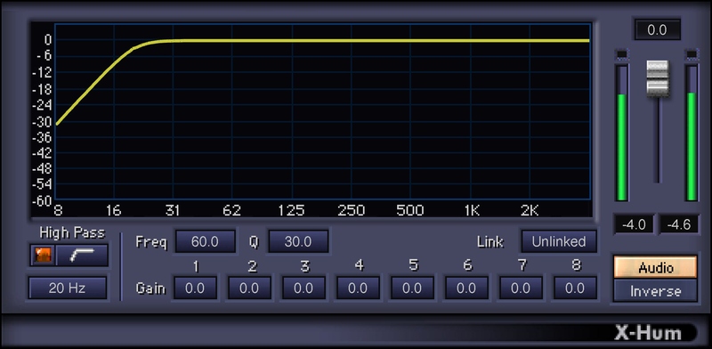 Waves X-Hum plugin interface on sale at Plugin Boutique, 72% off until Jun 14