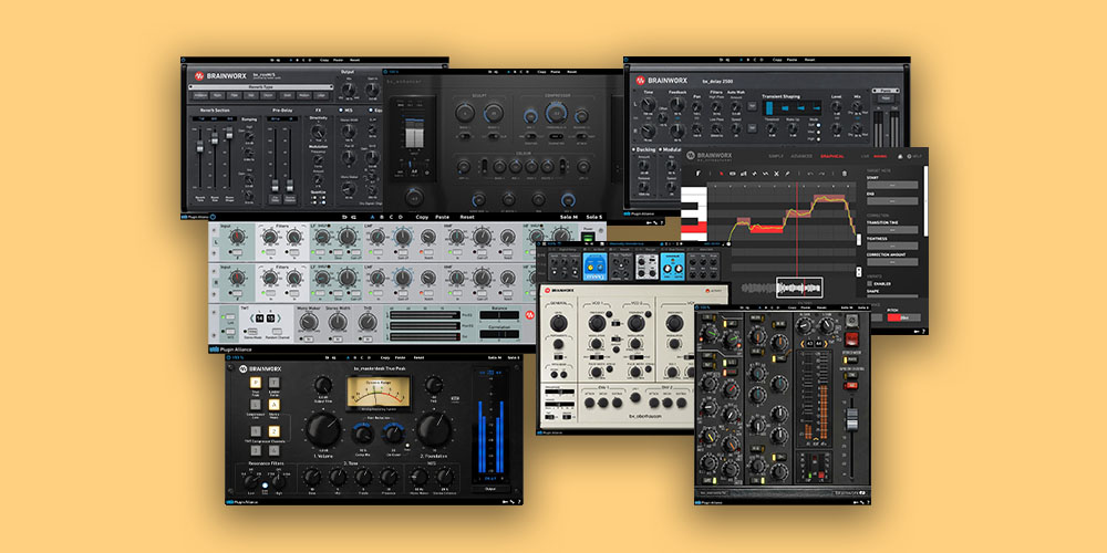 Bundle of Brainworx plugins for analog-style mixing, mastering, creative effects and vocal tuning.
