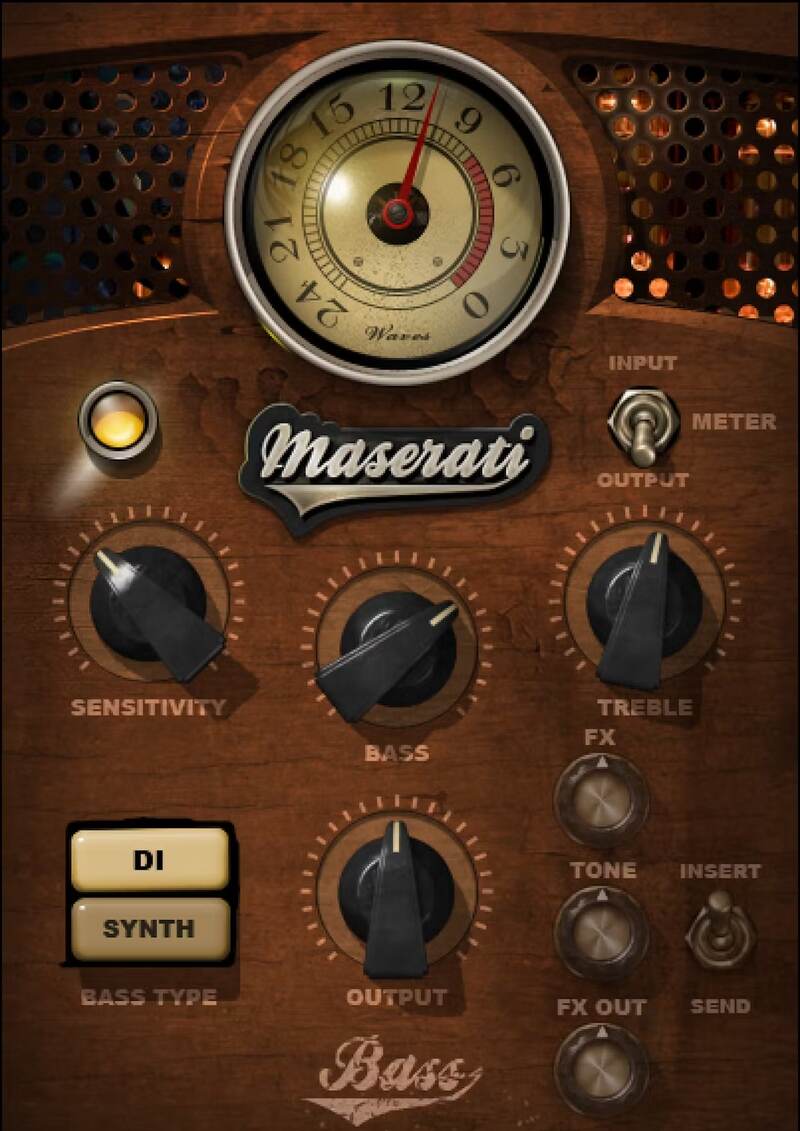 Waves Maserati B72 plugin interface on sale at Plugin Boutique, 69% off until Apr 19