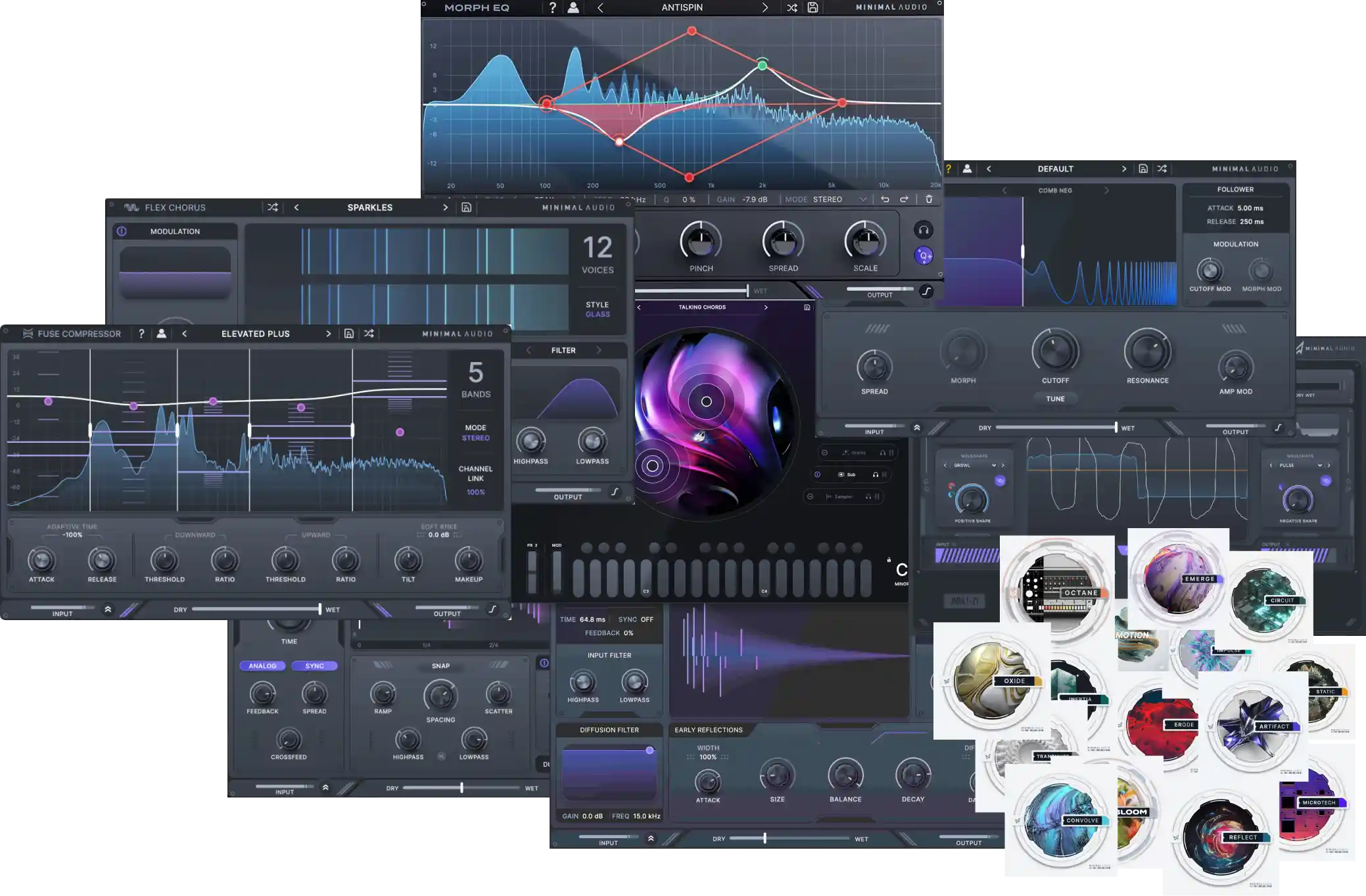 All Minimal Audio plugins, presets, wavetables and samples in one bundle for sound design and production workflows.