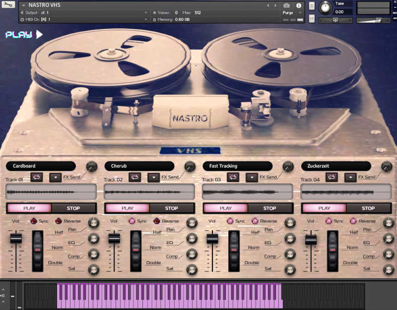 Kontakt library that adds VHS-style dirt, wobble, detune and static to synths, loops and textures.
