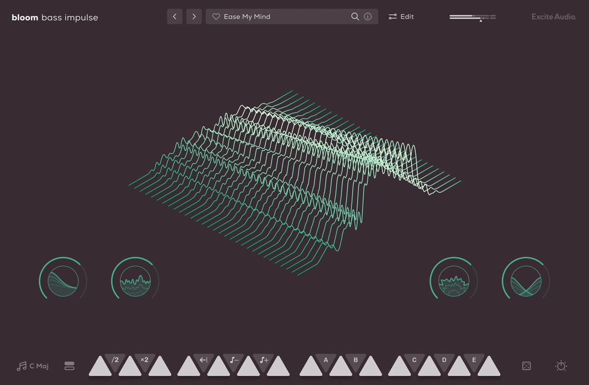 A sample-based bass instrument for building and sequencing modern electronic low-end with editable samples and tempo-synced phrases.