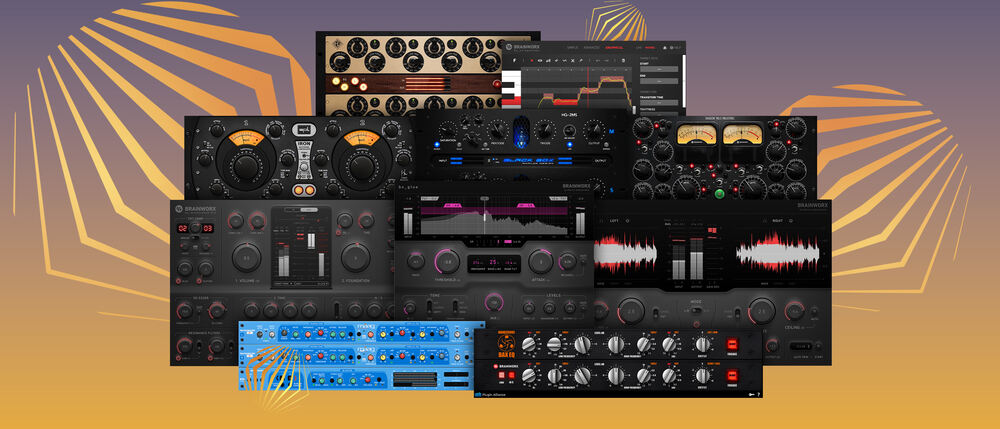 Ten Brainworx plugins for mastering, saturation, compression, EQ, clipping and vocal tuning in one bundle.