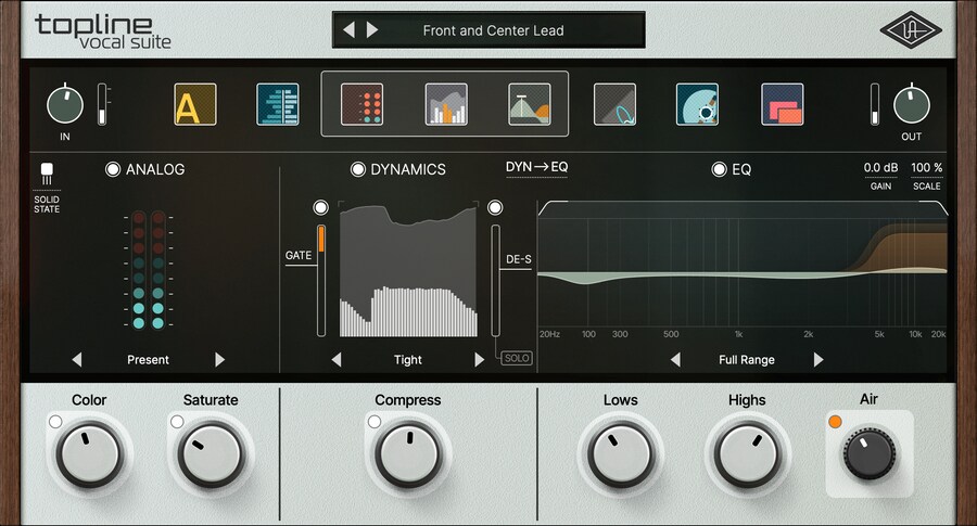All-in-one vocal chain with pitch correction, formant shifting, analog emulations and low-latency tracking.