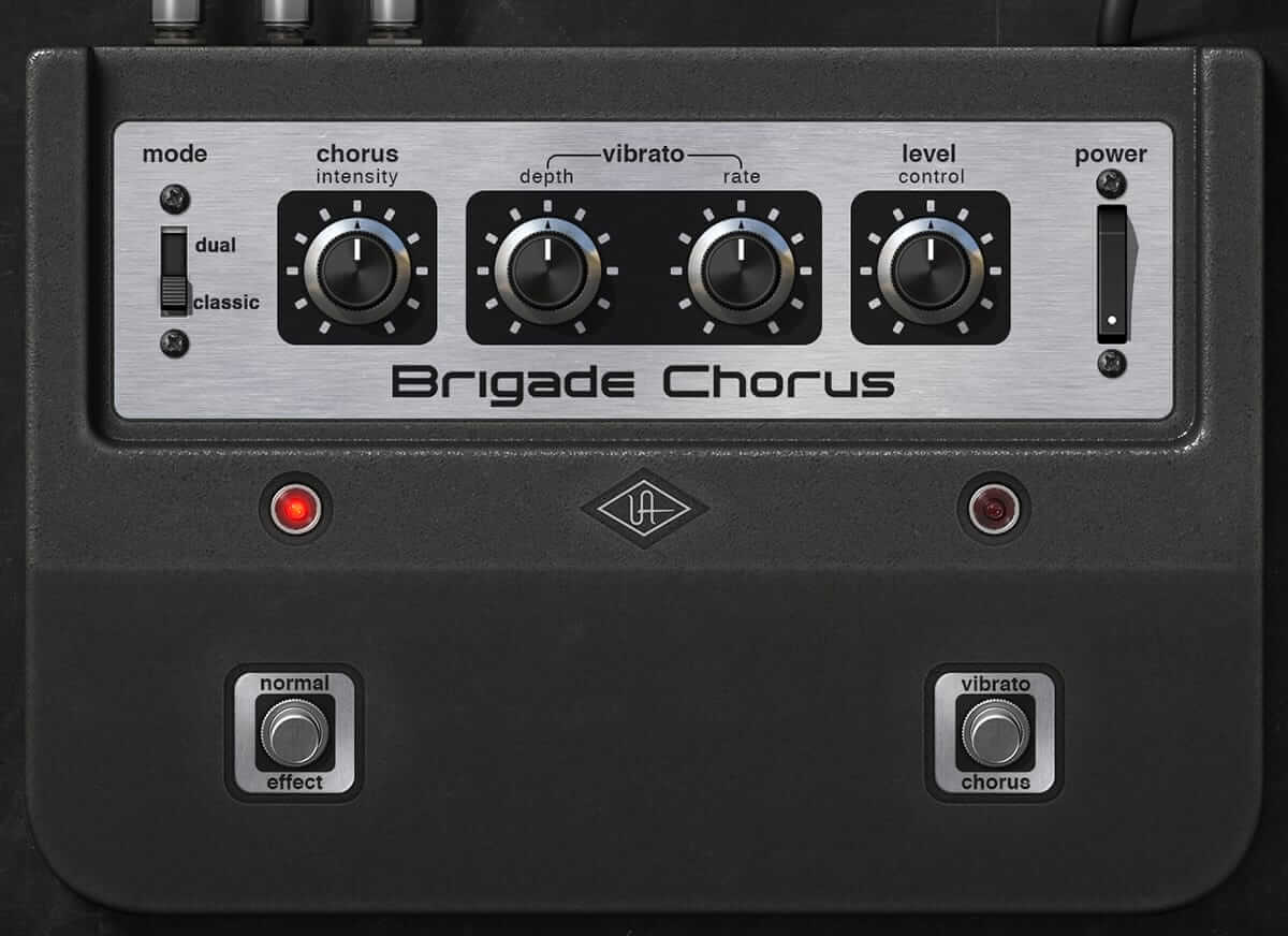 Authentic CE‑1 style analog chorus and vibrato with stereo spread and dual‑pedal modes.