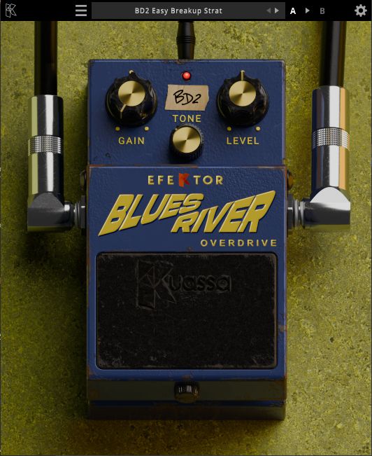 JFET-based overdrive with ten mod variants for touch-responsive, tube-like saturation and tonal flexibility.