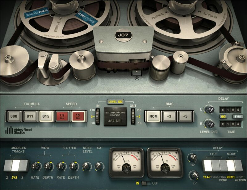 Waves Abbey Road J37 Tape plugin interface on sale at Plugin Boutique, 79% off until Apr 19