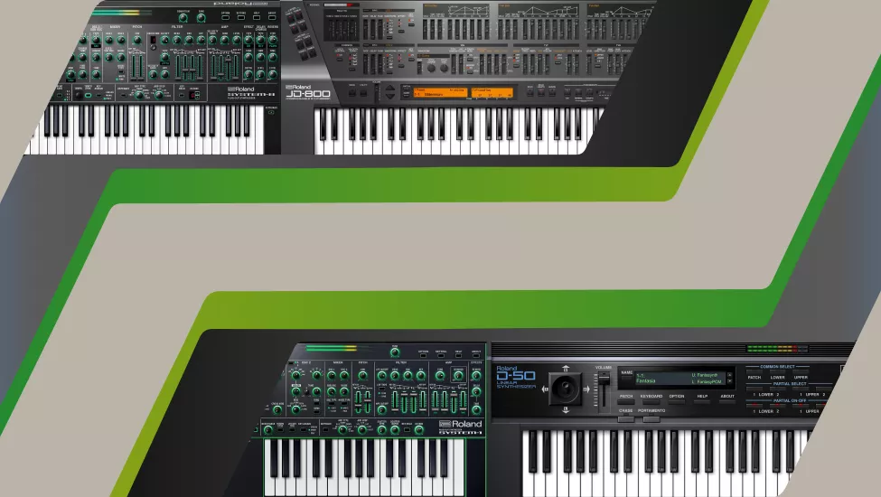Roland Digital Polysynth Collection plugin interface on sale at Plugin Boutique, 60% off until Jul 31