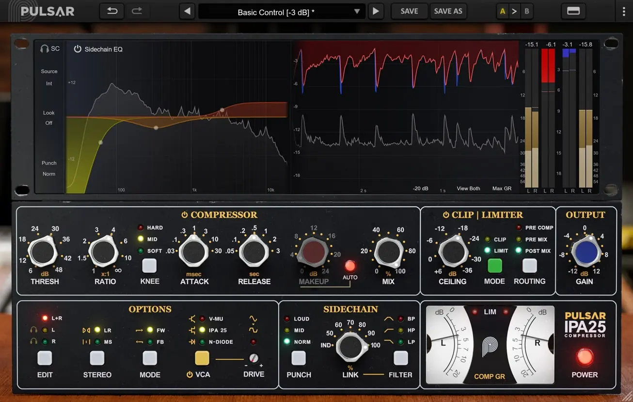 Pulsar Audio IPA 25 plugin interface on sale at Plugin Boutique, 33% off until Aug 19
