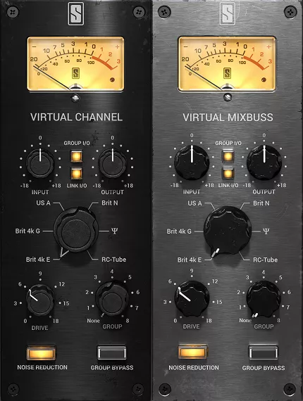Six authentic console emulations for channel and mix-buss processing to add analog depth and cohesion to mixes.