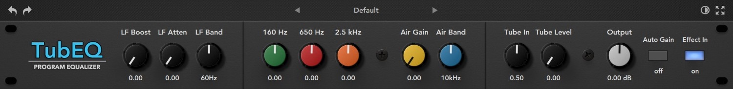 Analog-inspired Pultec and Maag EQ tones with 12AX7 tube character and precise digital control.