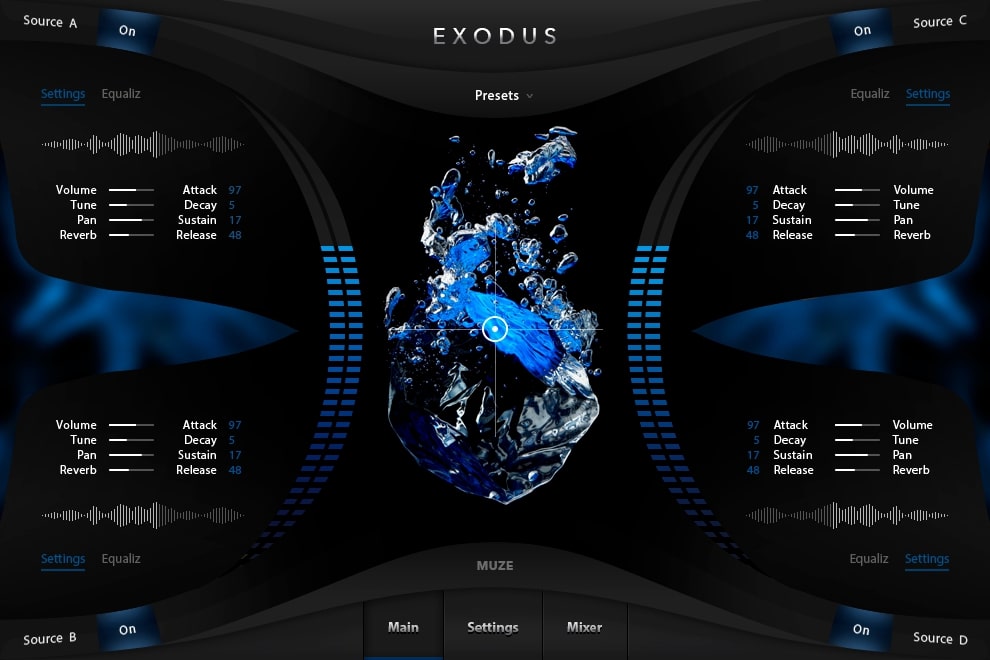 A Kontakt library of urban synths, plucks and basses with layering, presets and onboard effects.