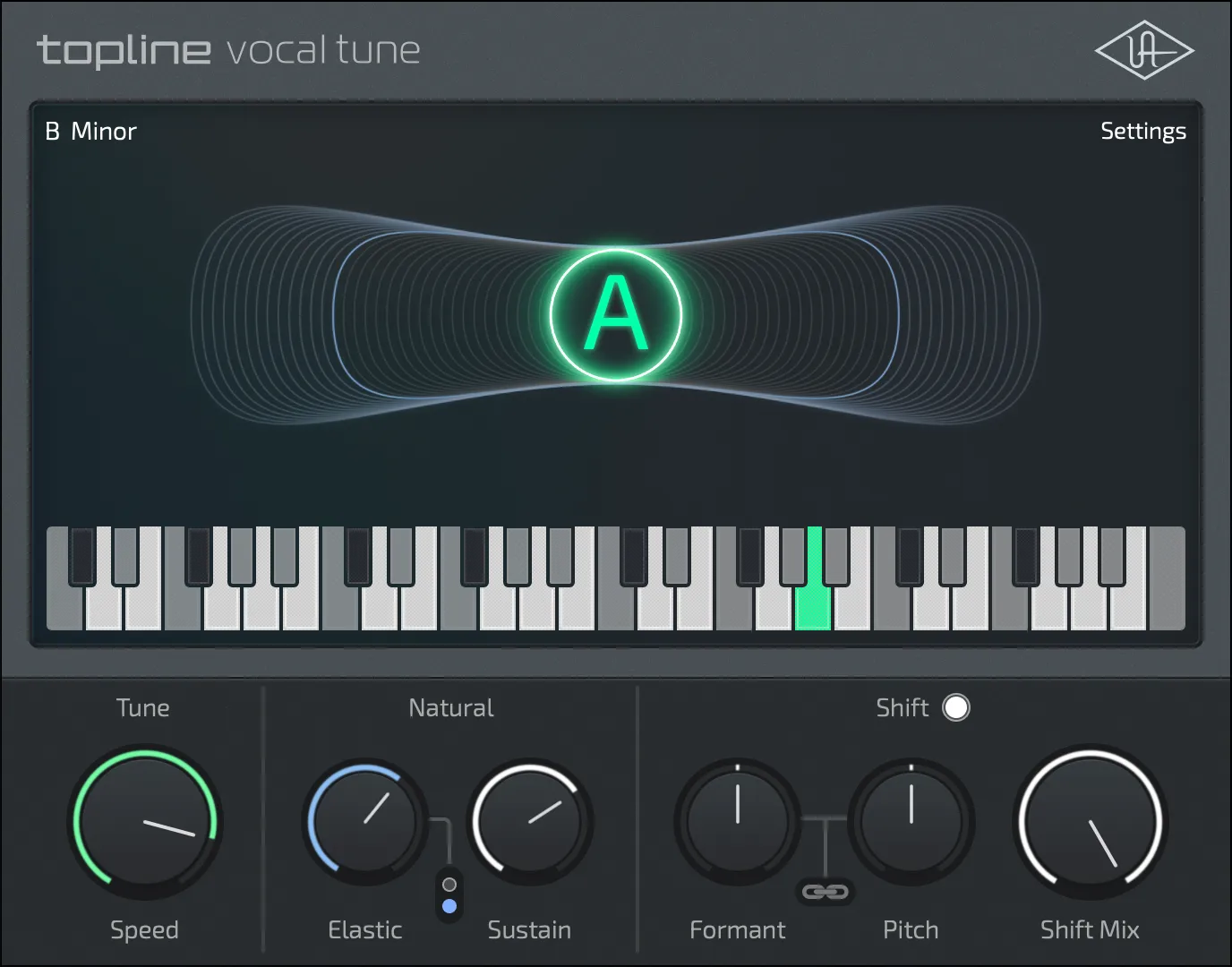 Ultra-low latency vocal tuning with natural correction, hard-tune effects, and MIDI repitching.