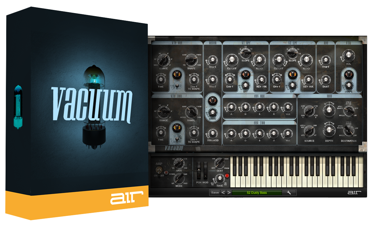 Monophonic tube-modelled synth delivering warm, crunchy vintage basses, leads and arpeggiated textures.
