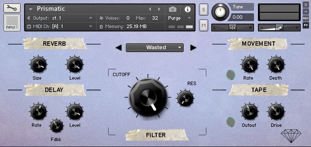 Handcrafted, mix-ready synth keys with built-in delay, reverb and tape effects for melodic and lead parts.