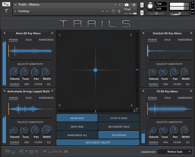 A Kontakt library of played and evolving trailer atmospheres, risers, impacts and tempo-synced rhythmic patterns.