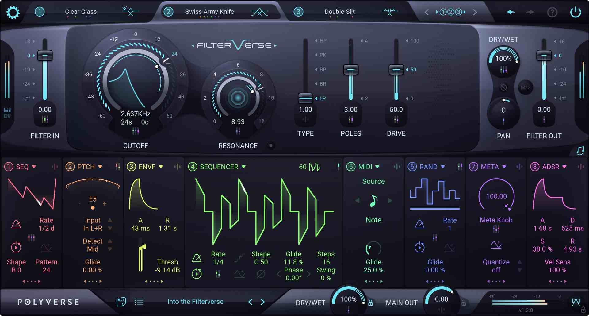 Polyverse Plugins Filterverse plugin interface on sale at Plugin Boutique, 33% off until Oct 20