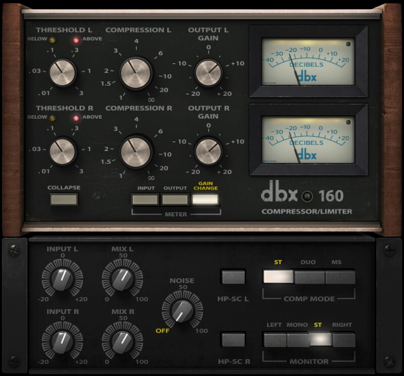 Waves dbx® 160 Compressor / Limiter plugin interface on sale at Plugin Boutique, 76% off until Jun 14
