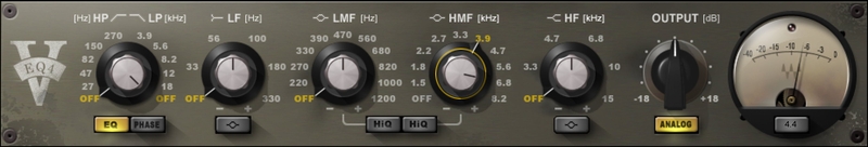 Waves V-EQ4 plugin interface on sale at Plugin Boutique, 72% off until Jul 20