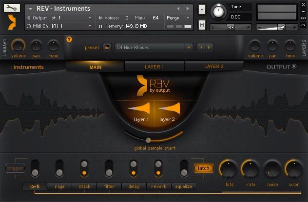 A Kontakt instrument focused on reverse-based instruments, loops, rises and tempo-synced effects.