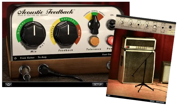 Realistic, controllable guitar feedback simulation for subtle sustain or extreme howls.