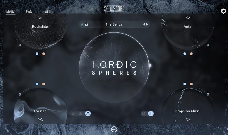 Granular Kontakt instrument for layered, icy ambient textures and evolving arpeggiated atmospheres with extensive modulation.